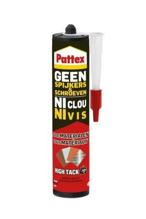 Pattex Geen Spijkers & Schroeven High Tack Montagekit Nieuw